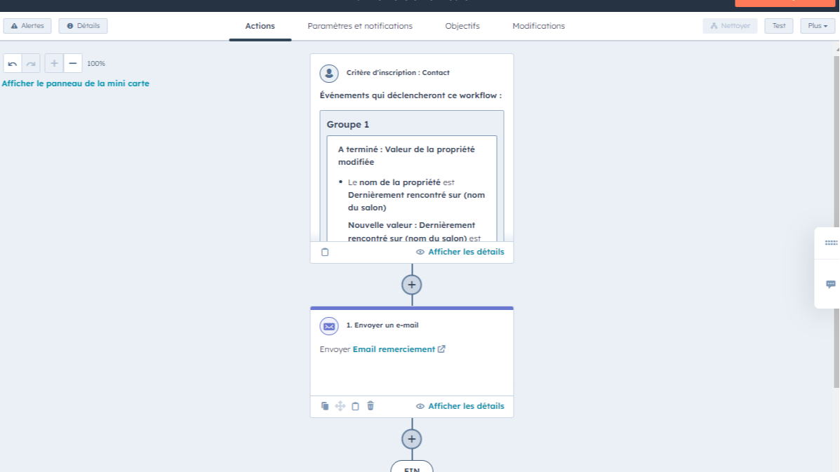 Workflows et Reporting