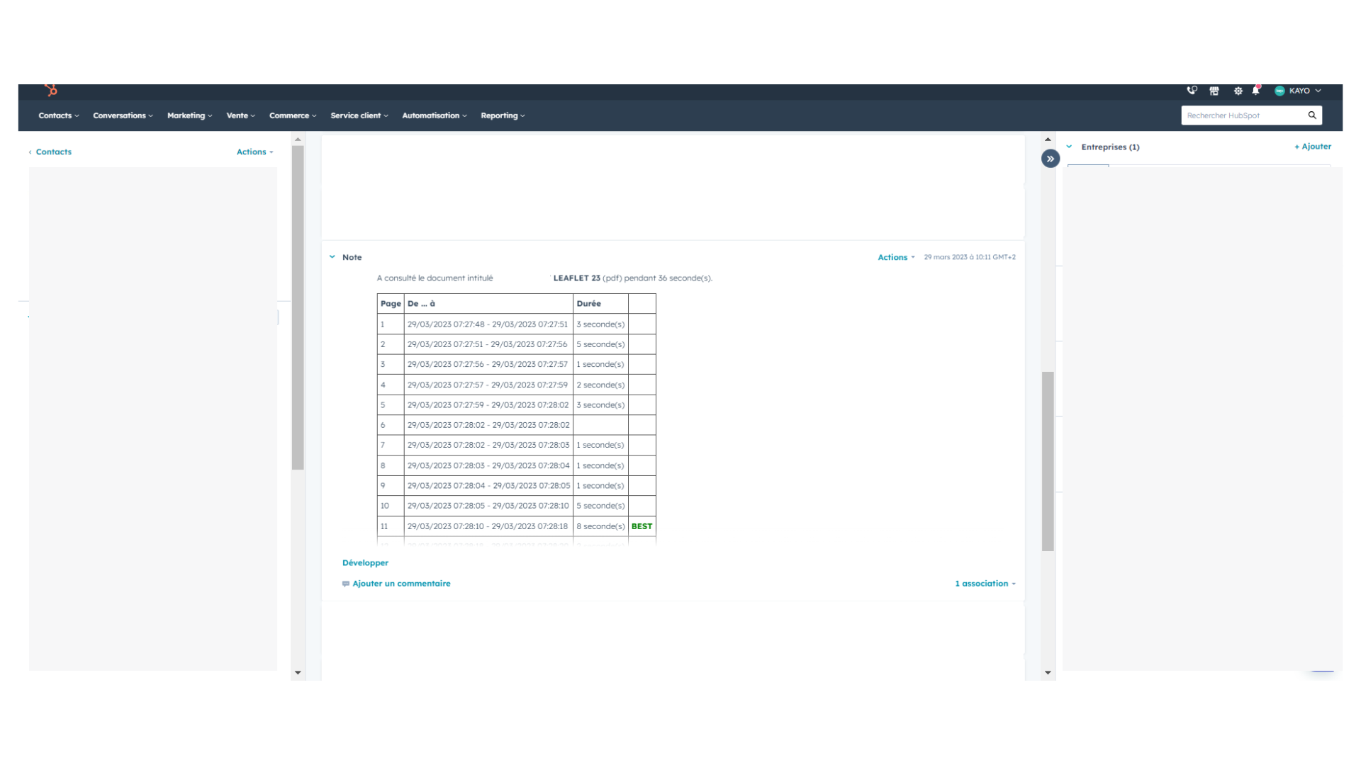 Trackez l'activité post-salon