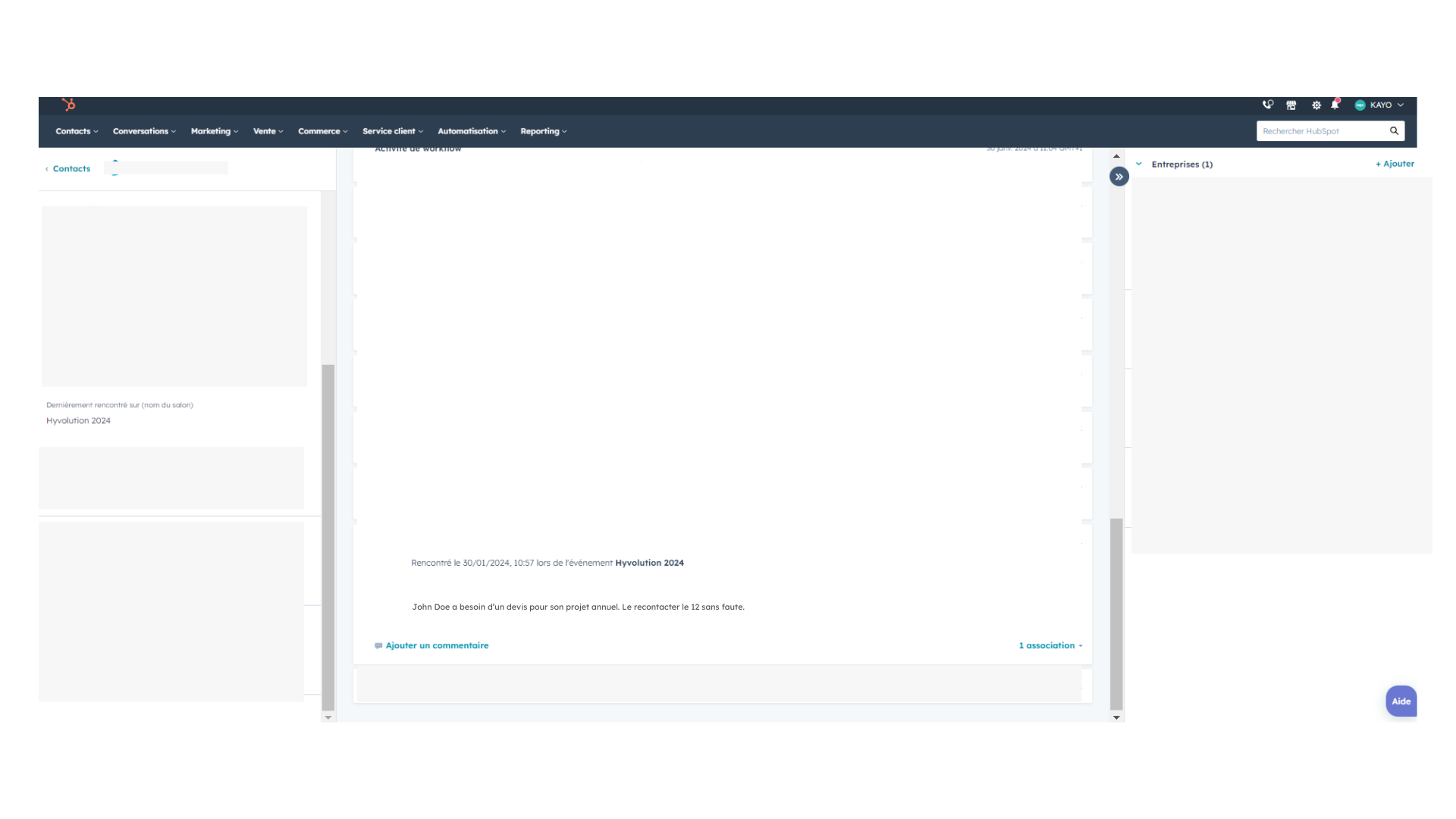 Capturez des leads depuis KAYO